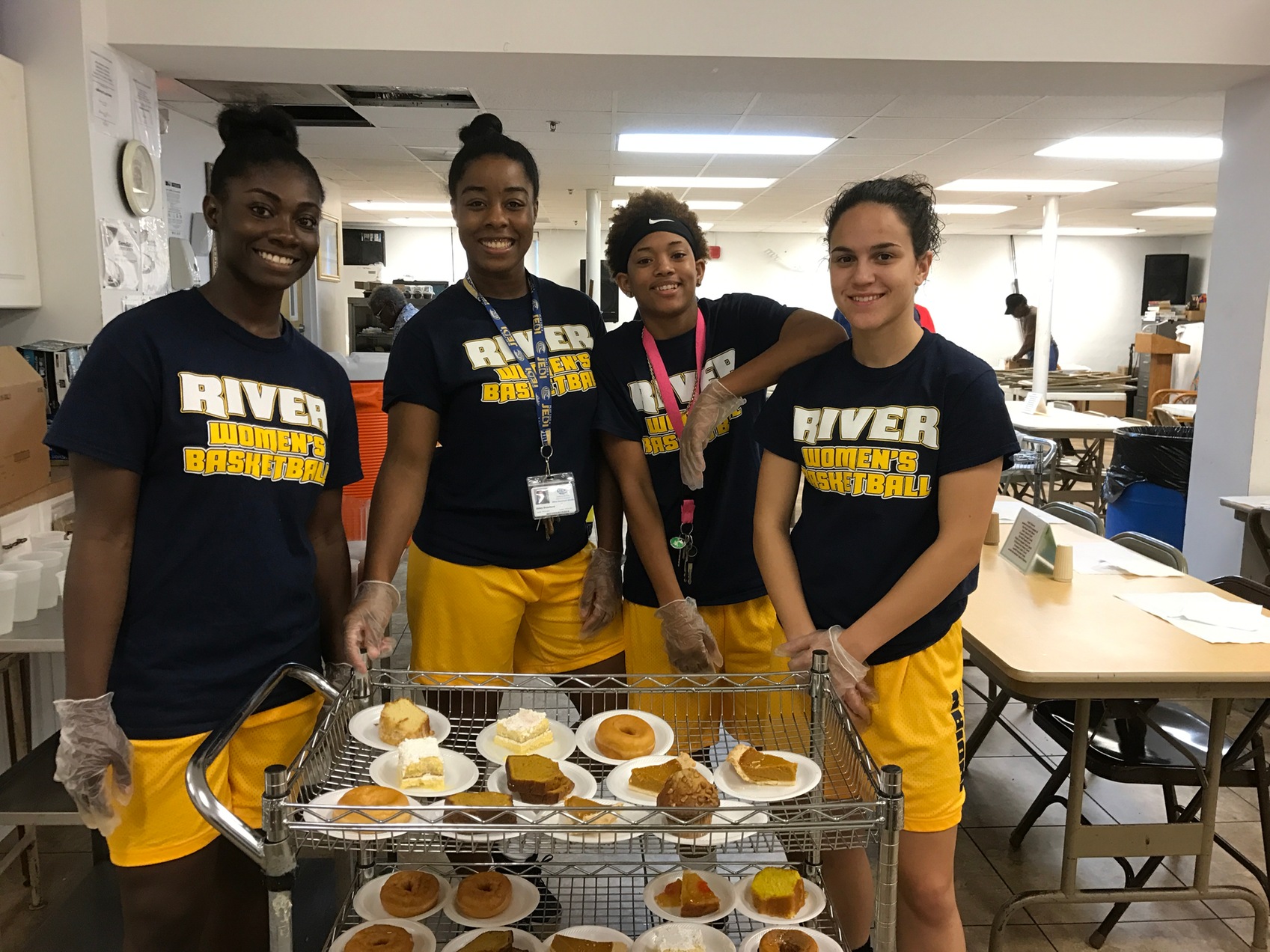 Dinner served by IRSC women's basketball at Sarah's Kitchen