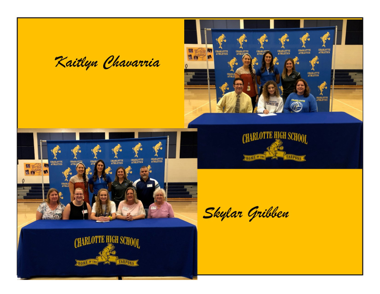 Pair of Charlotte High Volleyball Players Sign with Indian River State College