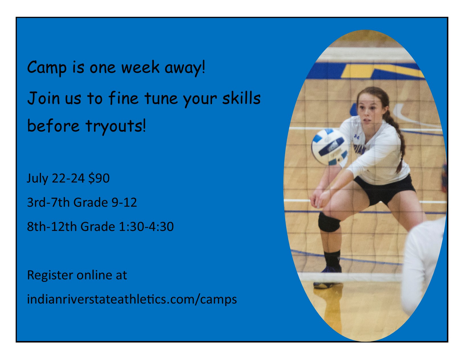 10th Annual IRSC Volleyball Camp