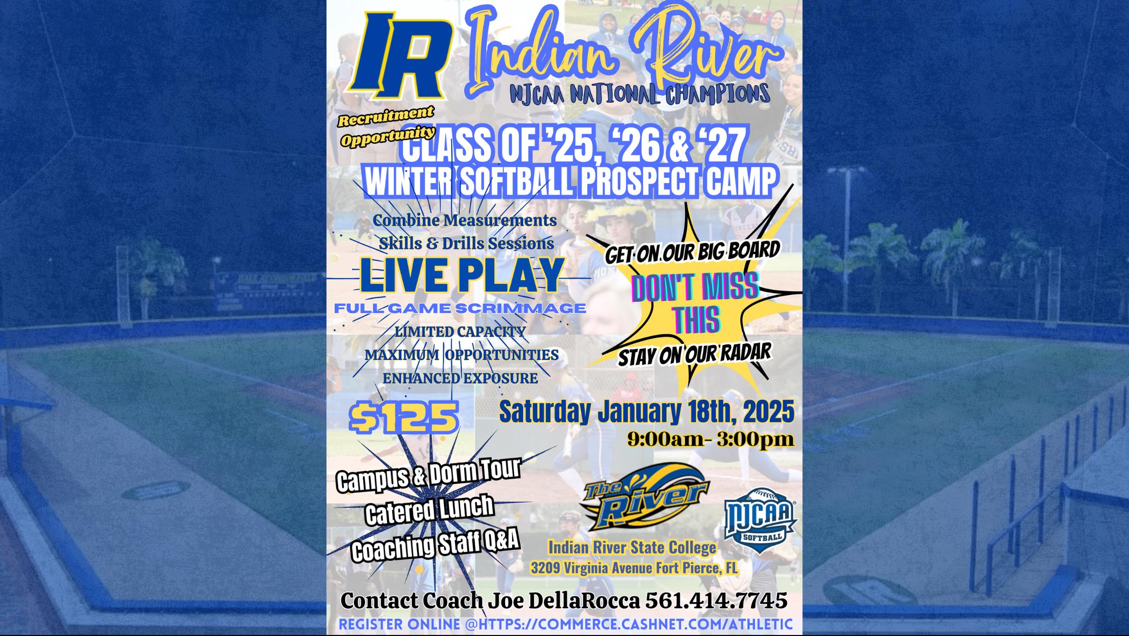 Step Up to the Plate: Indian River Winter Softball Prospect Camp