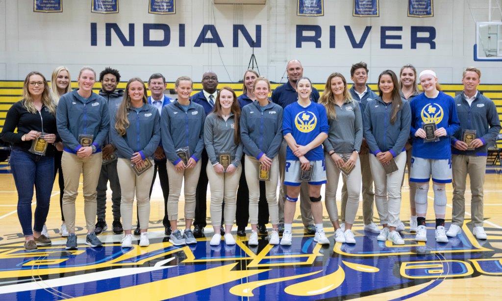 Indian River State College's Athletic Department recognizes the 2019 Top 10% Student Athletes